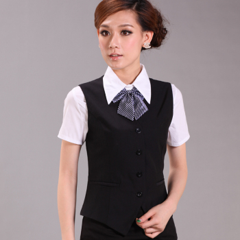 营业员马夹,黑色款式 营业员马夹,黑色款式