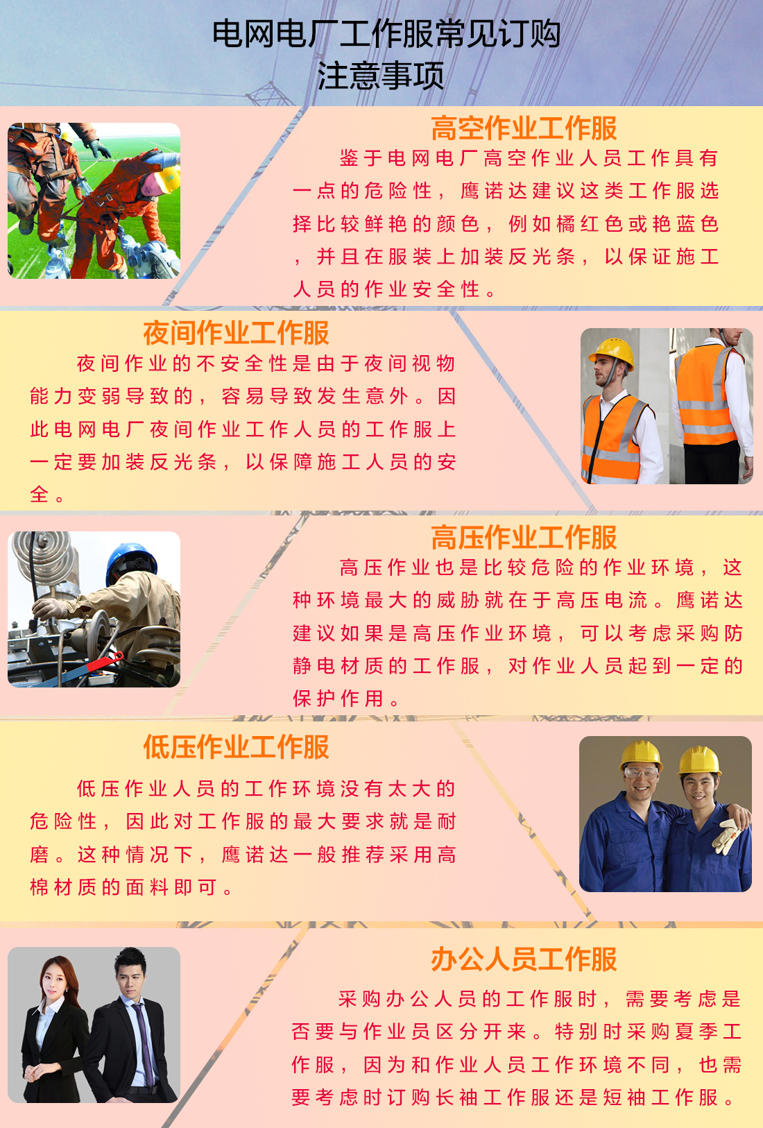 电力施工工作服