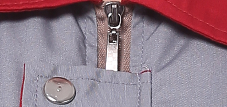 2.75mm金属拉链。